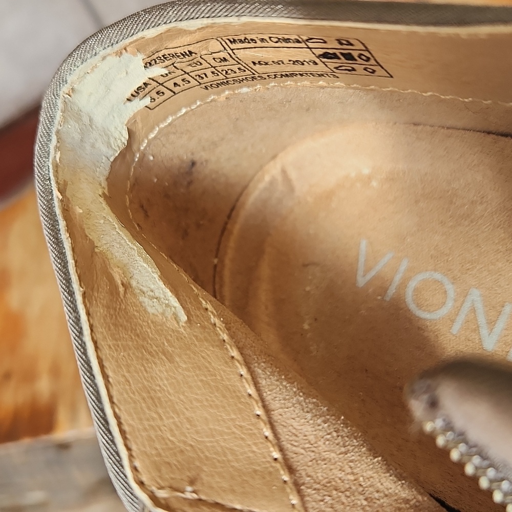 Vionic Suede Booties Serena sz 6.5 Taupe - Picture 9 of 13